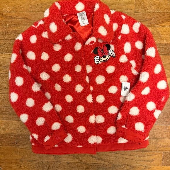 Disney Other - Disney Mickey Mouse Fleece Jacket Girls Youth Size 13 (Approx 12-14) NWT ❤️